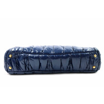 Miu Miu Tote Twisted Vernis Blu