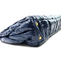 Miu Miu Tote Twisted Vernis Blu