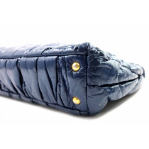 Miu Miu Tote Twisted Vernis Blu