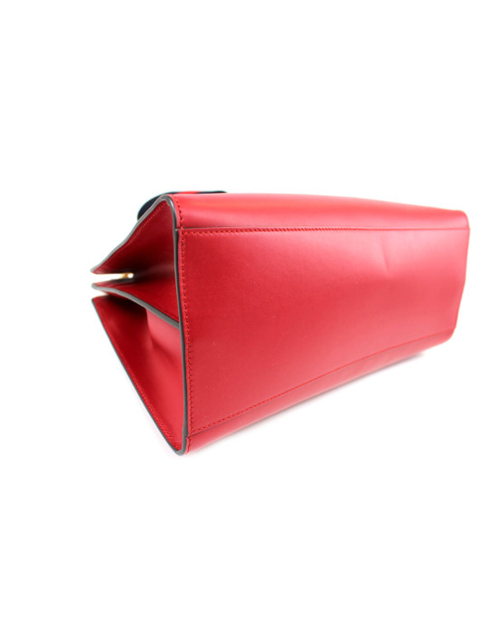 Gucci Shopping Bamboo Pelle Rosso