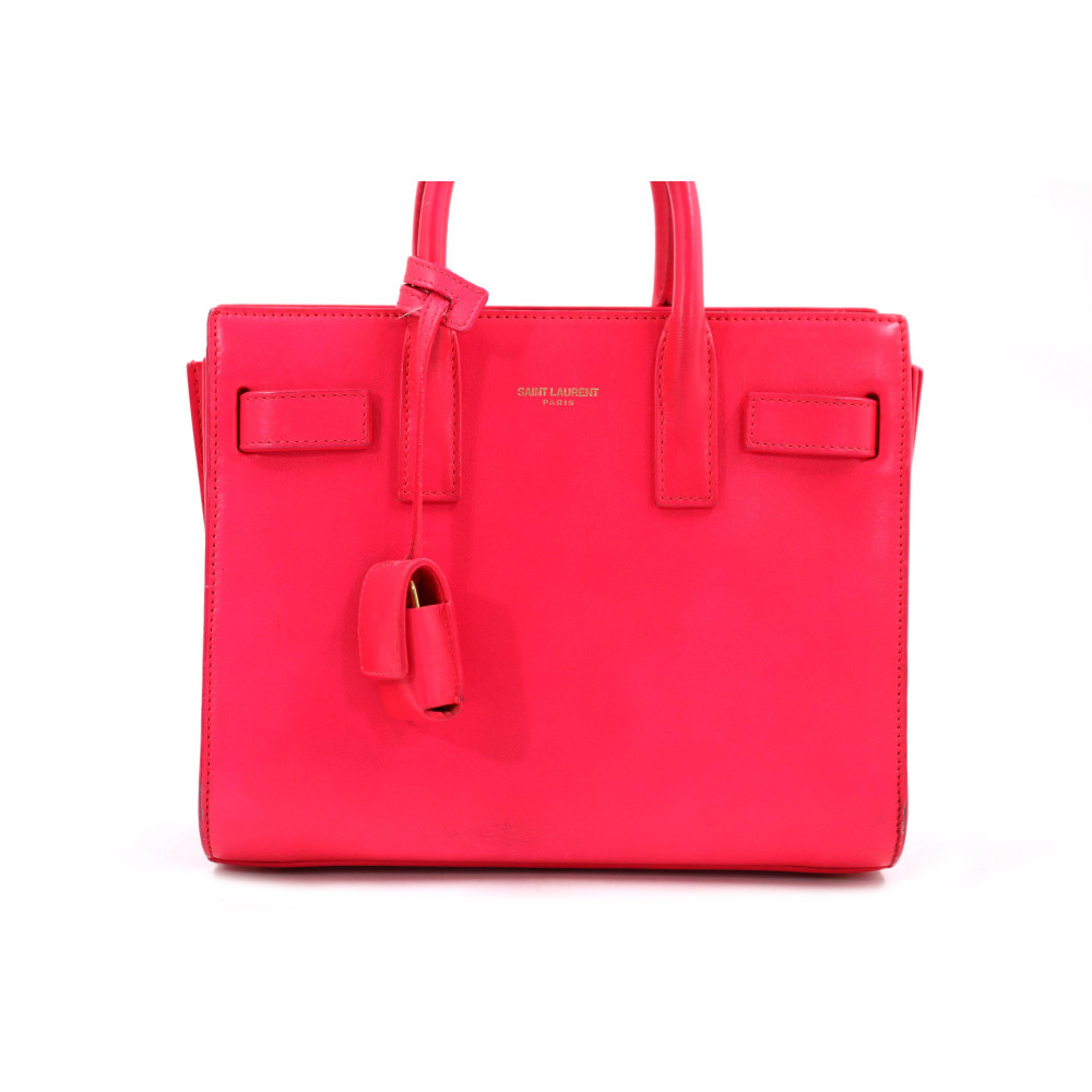 Saint Laurent Sac de Jour Pelle Fucsia