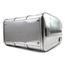 Gucci Borsone Pelle Argento