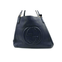 Gucci Soho Shopping Pelle Blu