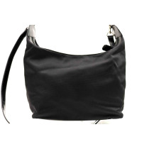 Gucci Tracolla Top Handle Bamboo Nylon Nero