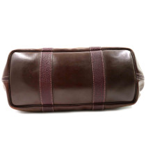 Hermes Garden Party 36 Pelle Bordeaux Marrone