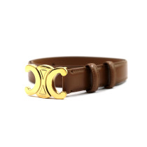Celine Cintura Triomphe Pelle Bronzo