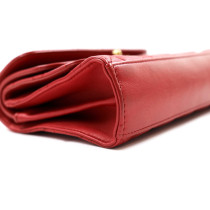 Chanel Triple Flap Pelle Rossa