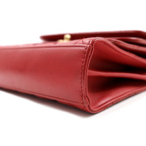 Chanel Triple Flap Pelle Rossa