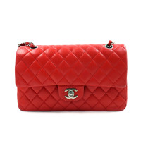 Chanel Classica Media Pelle Rossa