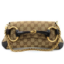 Gucci Horsebit Vintage GG Marrone