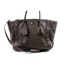 Prada Shopping Pelle Marrone