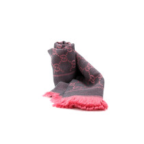 Gucci Stola Sciarpa Rosa e Grigia