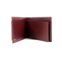 Cartier Portafoglio con Porta Libretto Pelle Bordeaux