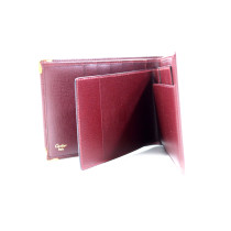 Cartier Portafoglio con Porta Libretto Pelle Bordeaux
