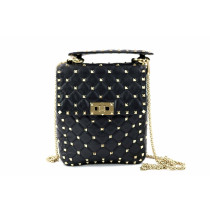 Valentino Rockstud Spike Pelle Nera