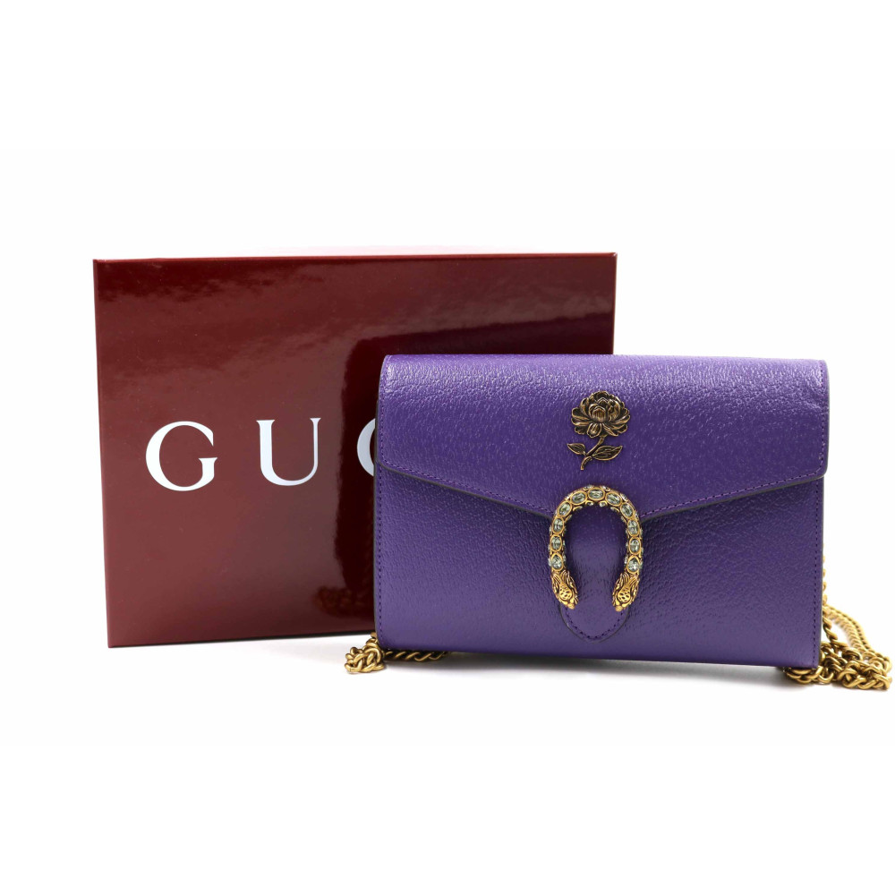 Gucci Woc Garden Pelle Viola
