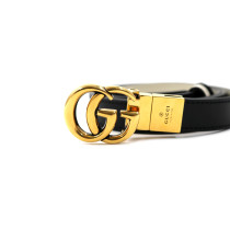Gucci Cintura Reversibile Pelle Nera e Bianca