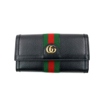 Gucci Portafoglio Ophidia Pelle Nera