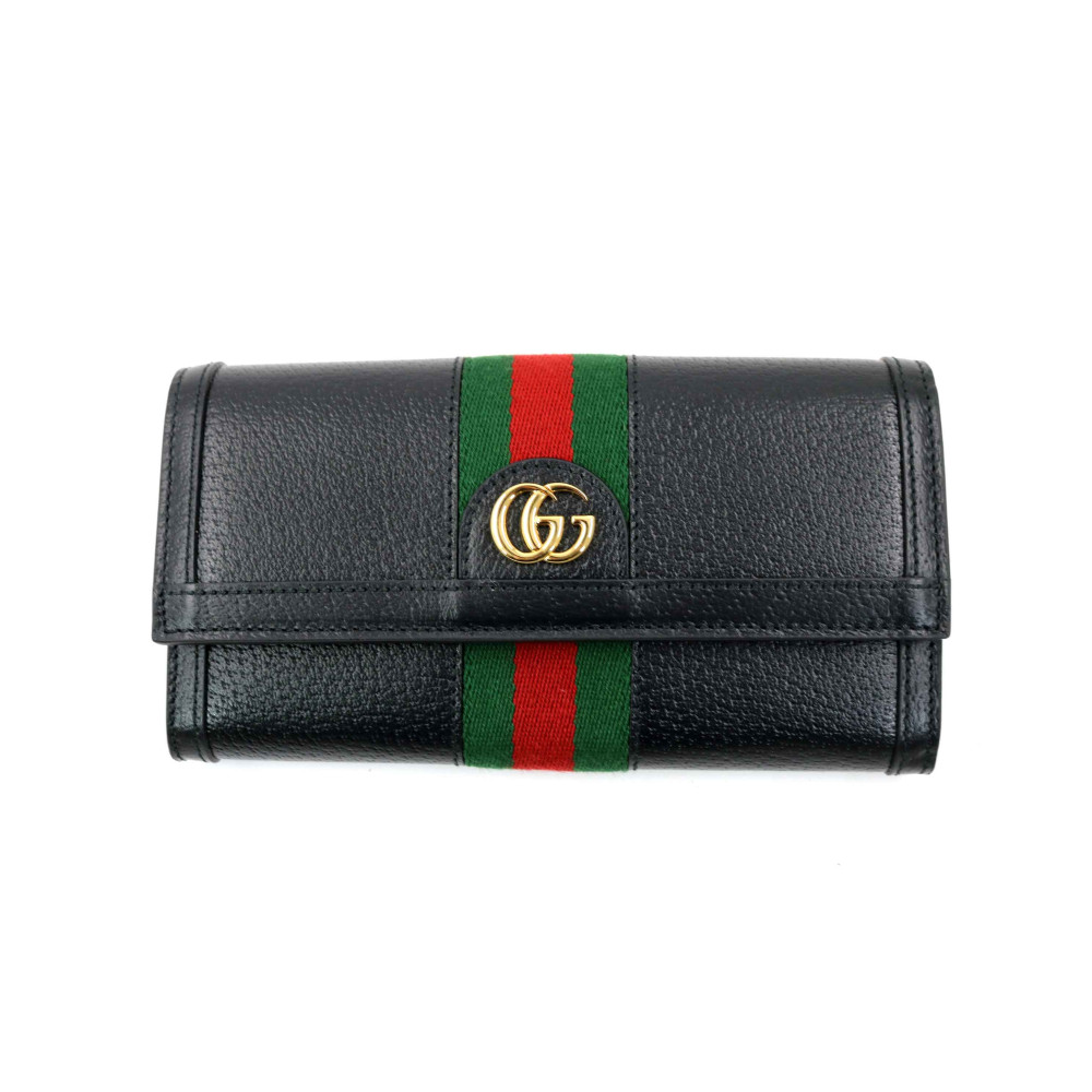 Gucci Portafoglio Ophidia Pelle Nera