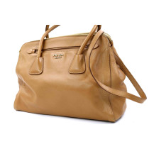 Prada Shopping Pelle Saffiano Beige