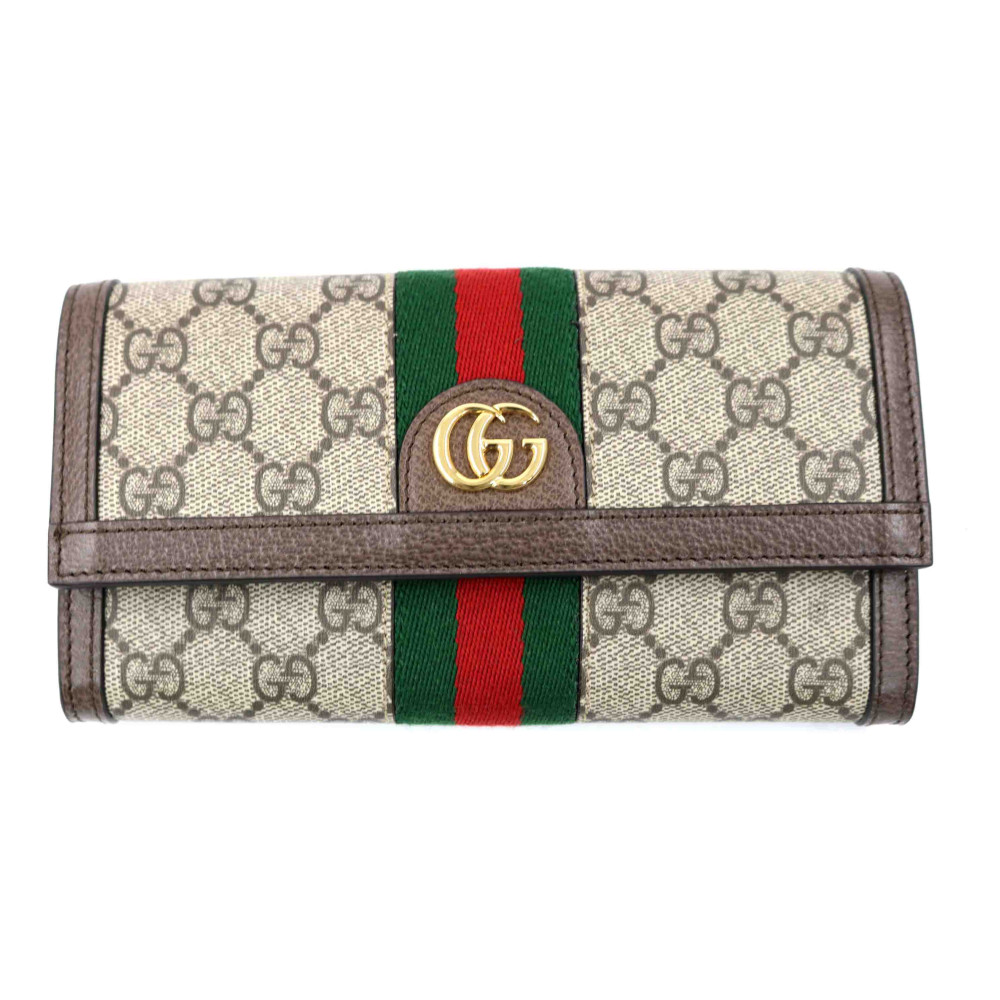 Gucci Portafoglio Ophidia GG Supreme Beige