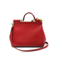 Dolce & Gabbana Miss Sicily Pelle Saffiano Rosso