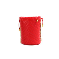 Gucci Secchiello Marmont Pelle Rossa