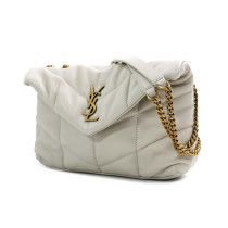 Saint Laurent Puffer Toy Pelle Bianca