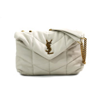 Saint Laurent Puffer Toy Pelle Bianca