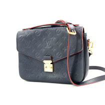 Louis Vuitton Pochette Metis Pelle Monogram Empreinte Blu