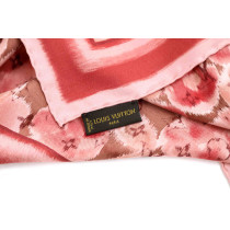 Louis Vuitton Foulard Seta Rosa e Marrone