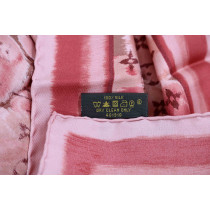 Louis Vuitton Foulard Seta Rosa e Marrone