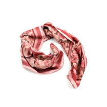 Louis Vuitton Foulard Seta Rosa e Marrone
