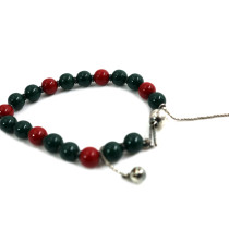 Gucci Bracciale Web Legno Verde e Rosso