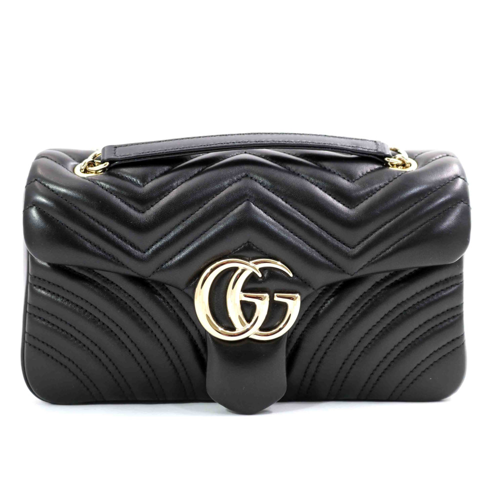 Gucci Marmont Media Pelle Nera