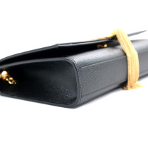 Saint Laurent Kate Medium Pelle Grain De Poudre Nera