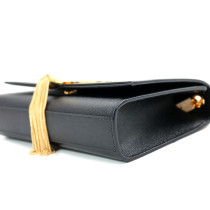 Saint Laurent Kate Medium Pelle Grain De Poudre Nera