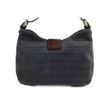 Fendi Shopping Velluto Zucchino Nero