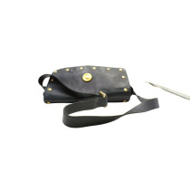 Versace Tracolla Medusa Pelle Nera