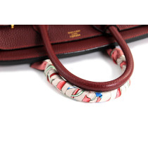 Hermes Birkin 35 Pelle Fjord Bordeaux