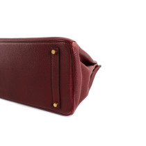 Hermes Birkin 35 Pelle Fjord Bordeaux