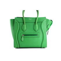 Celine Luggage Pelle Verde