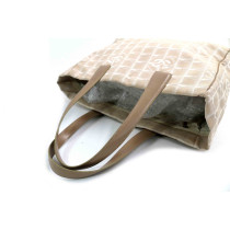 Chanel Tote Bag New Travel Line Tela Beige