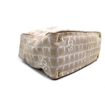 Chanel Tote Bag New Travel Line Tela Beige