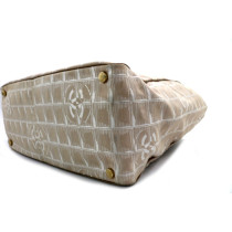 Chanel Tote Bag New Travel Line Tela Beige