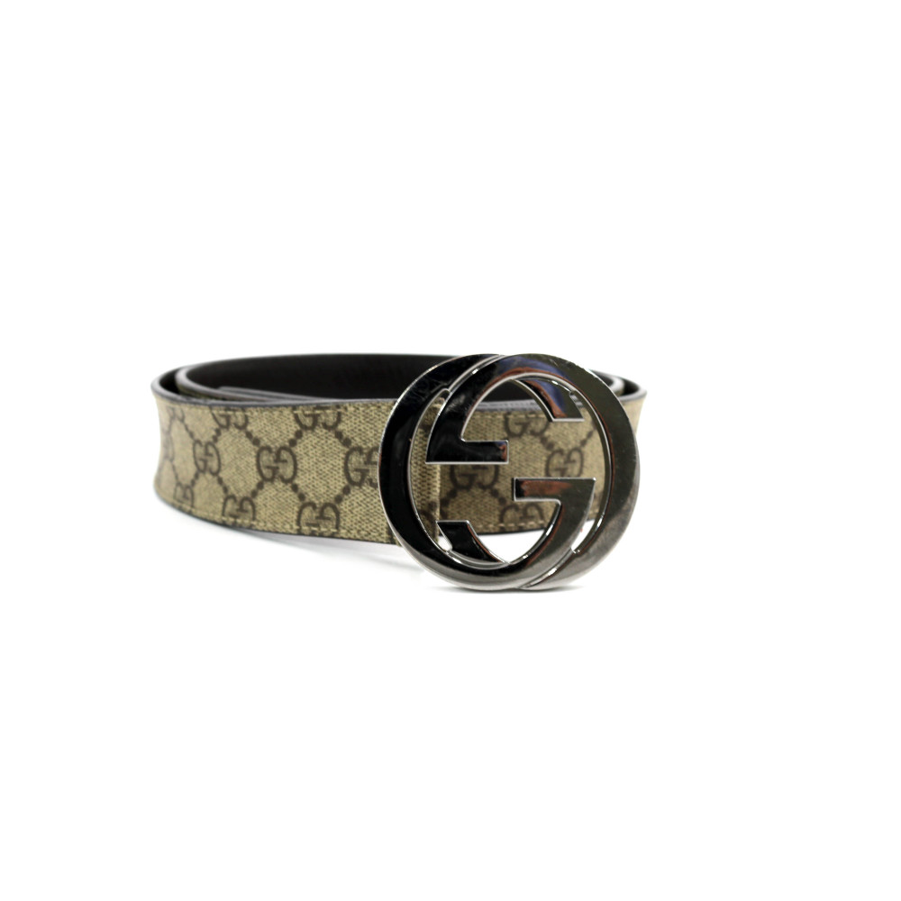 Gucci Cintura GG Supreme Beige