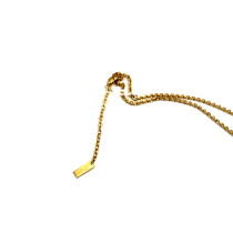 Saint Laurent Collana Metallo Dorato