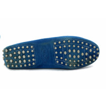 Tod's Blue Suede Loafer