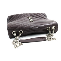 Saint Laurent Lou Lou M Pelle Bordeaux