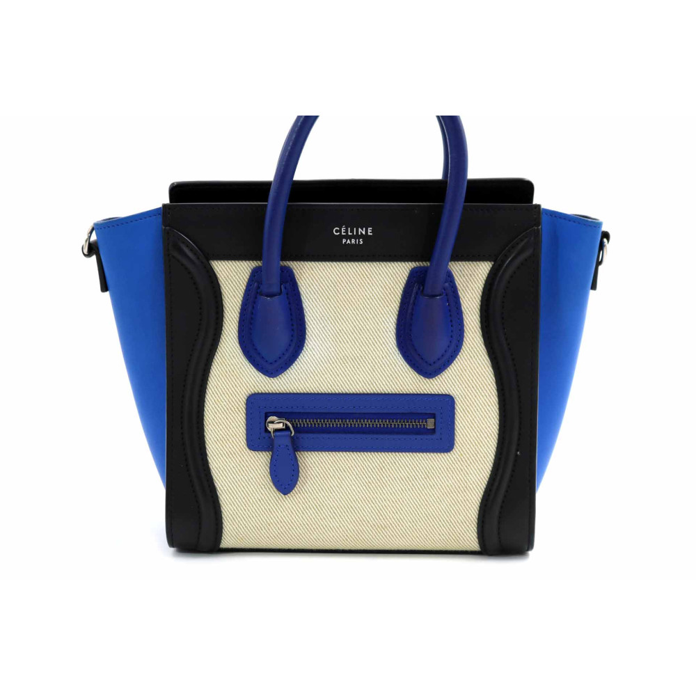 Celine Luggage Pelle e Tela Multicolor